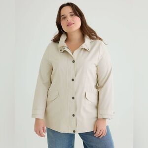 Pennington's Tan Water-Repellent Hooded Jacket Size 2x